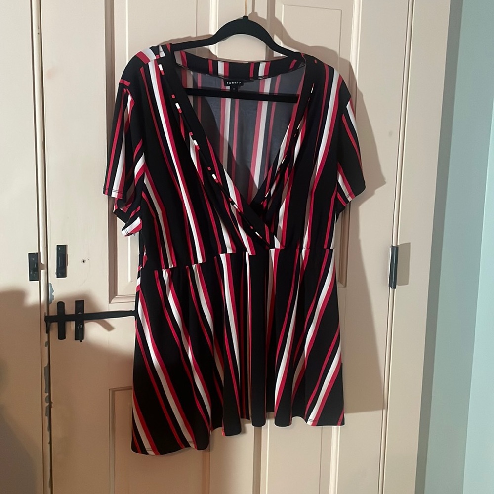 Torrid V-neck Blouse